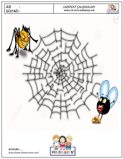 okul öncesi labirent bulmacai çalışma sayfaları